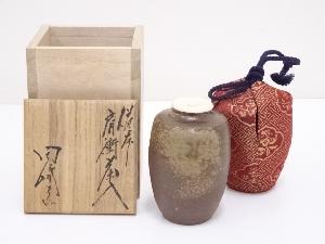 備前焼　木村陶峰造　肩衝茶入　□z